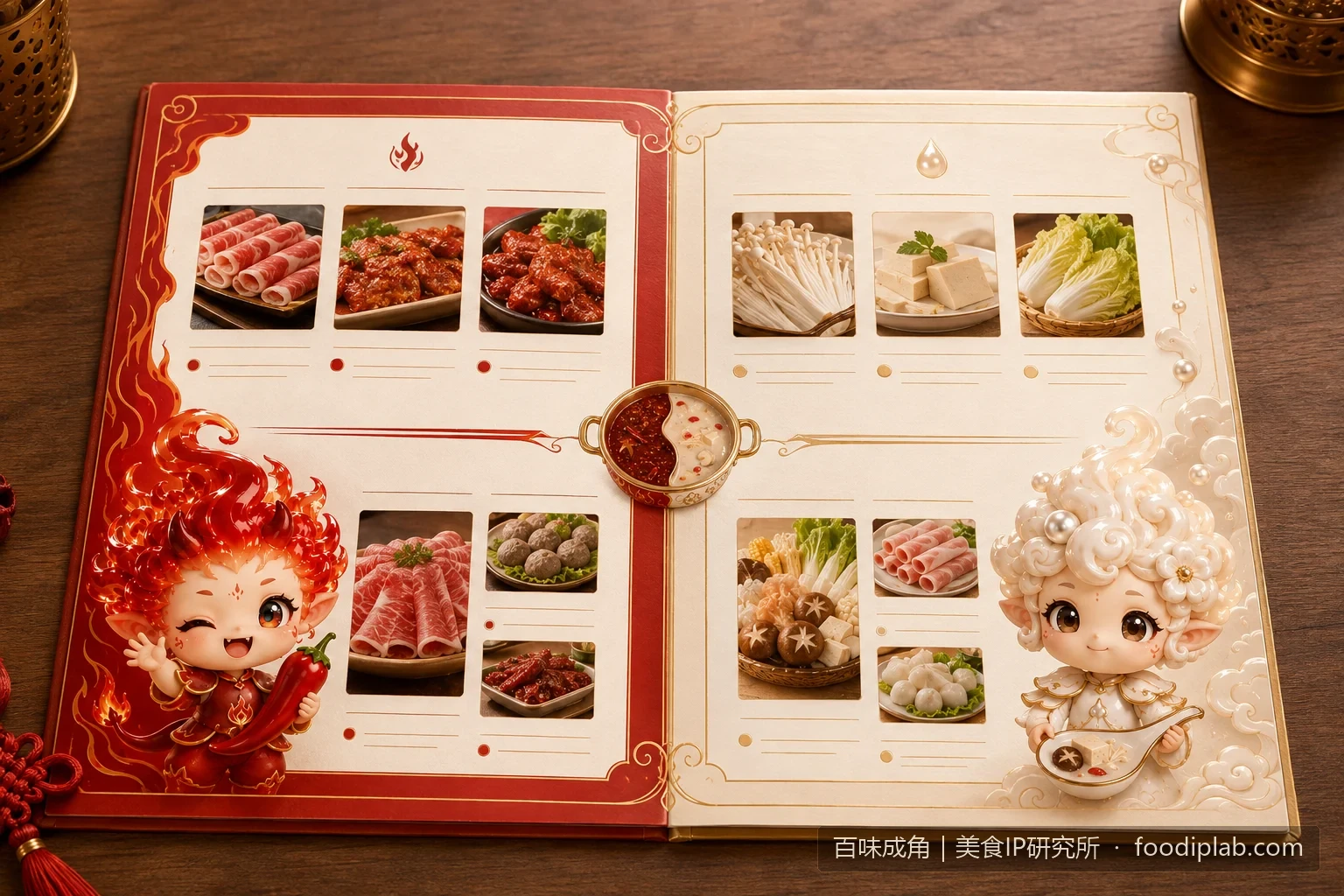 对开菜单