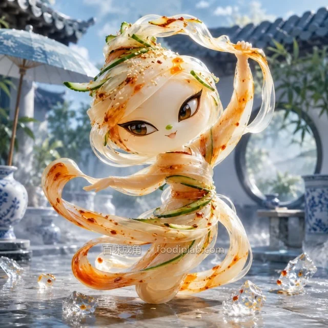 凉皮舞者